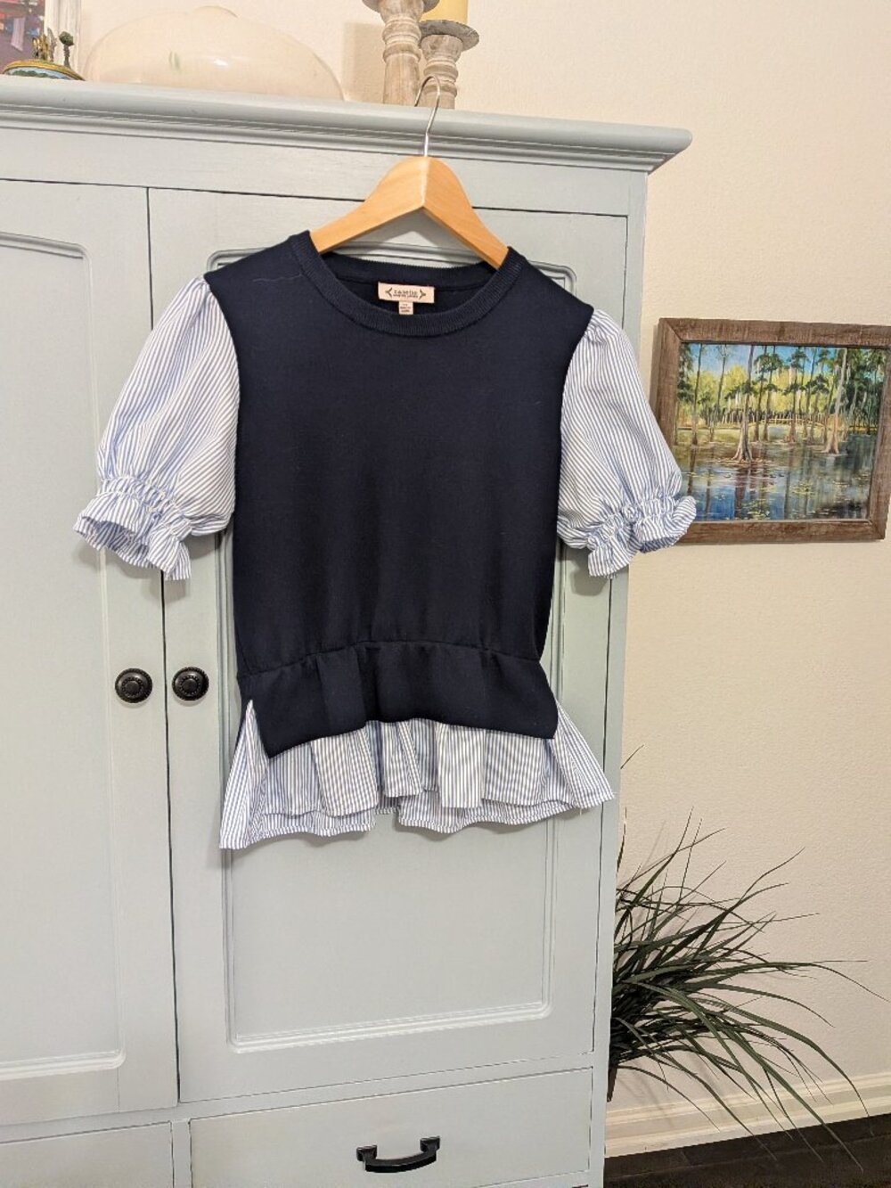 Nanette Lepore One-piece sweater vest and top